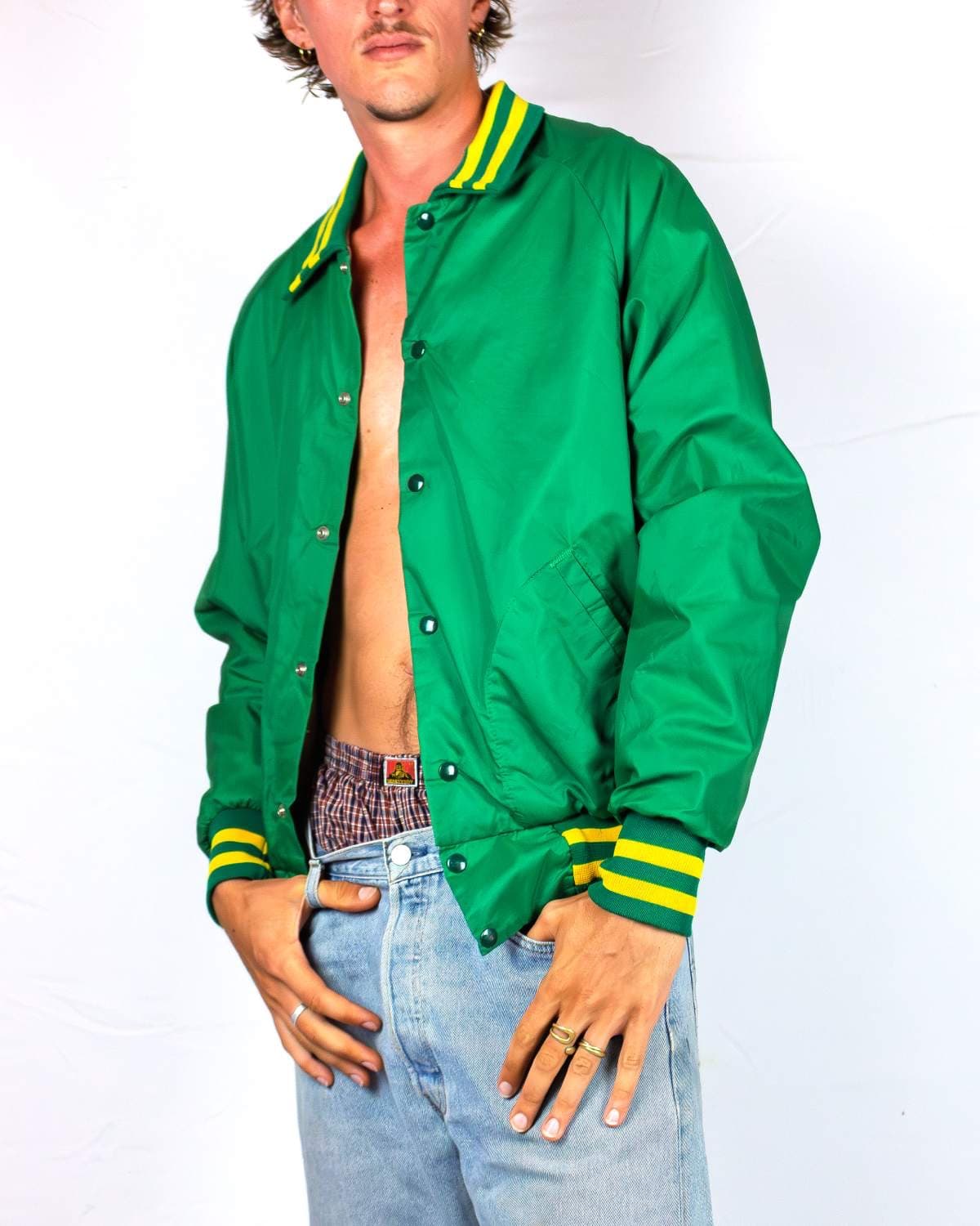 Green Bomber Jacket